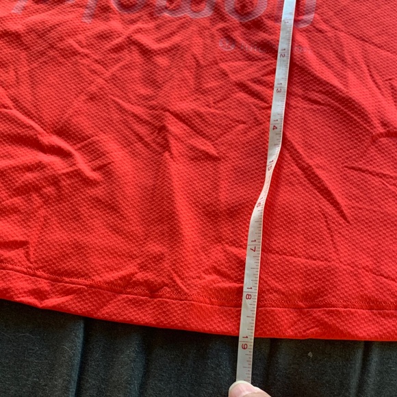 Lululemon Athletica Vibrant Red Long Sleeve Crop Tee - Picture 7 of 9